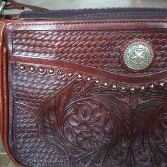 Hand tooled leather purse - Picture 8 of 8